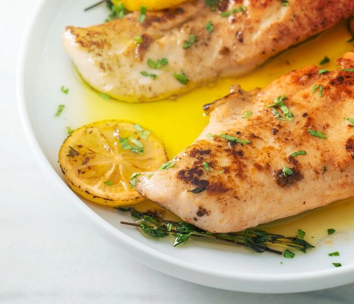 chicken in lemon and garlic sauce