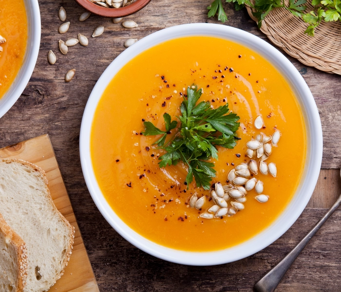 creamy pumpkin soup